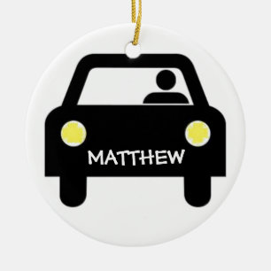 Custom Driver Ceramic Tree Decoration