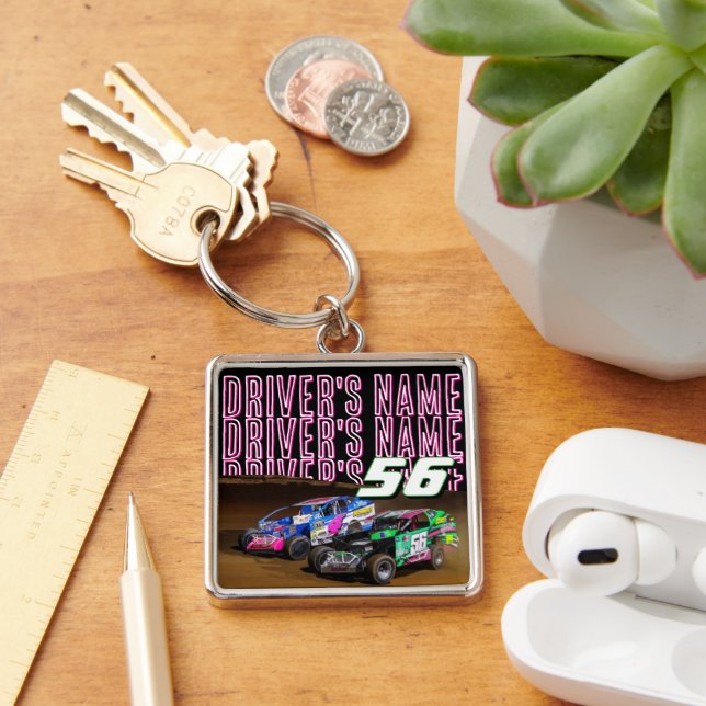 Custom Driver Photo Key Ring (Desk)