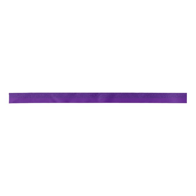 Custom Dual‐Finish Purple Ribbon: Textured & Satin Satin Ribbon (Front)
