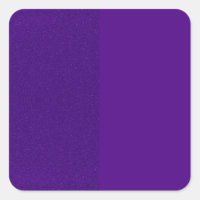 Custom Dual Purple Glitter Square Sticker