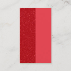 Custom Dual Tomato Red Vertical Flat Place Card