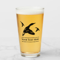 Custom Duck Hunting Beer Glass Tumblr