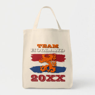 Custom Dutch Flag Orange Lion Team Holland 2026 Tote Bag