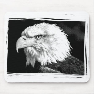 Custom Eagle Head Modern Pop Art Picture Template Mouse Mat
