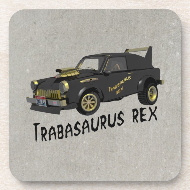 Custom East German Trabant Car Coaster (Front)