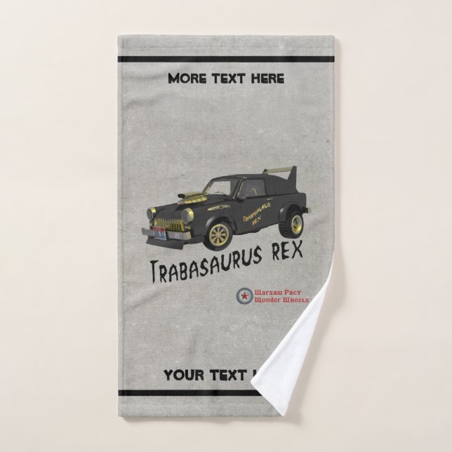 Custom East German Trabant Car Hand Towel (Hand Towel)