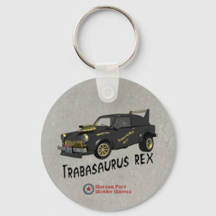 Custom East German Trabant Car Key Ring