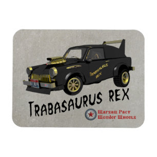 Custom East German Trabant Car Magnet