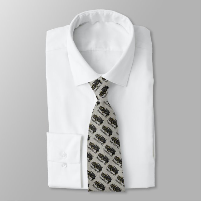 Custom East German Trabant Car Tie (Tied)