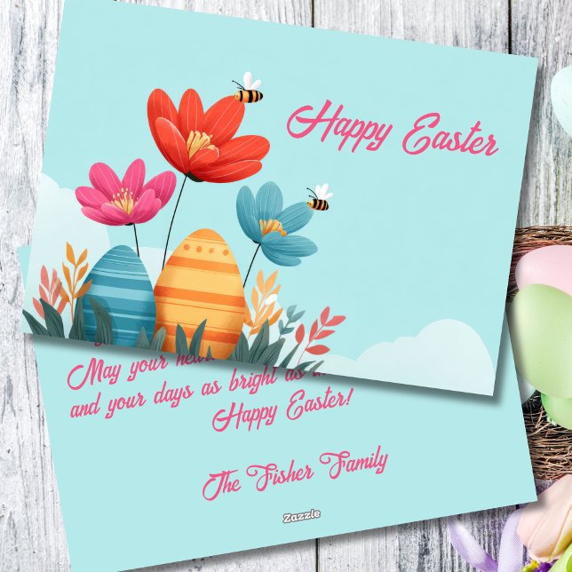 Custom Easter Card with Easter Eggs (Creator Uploaded)