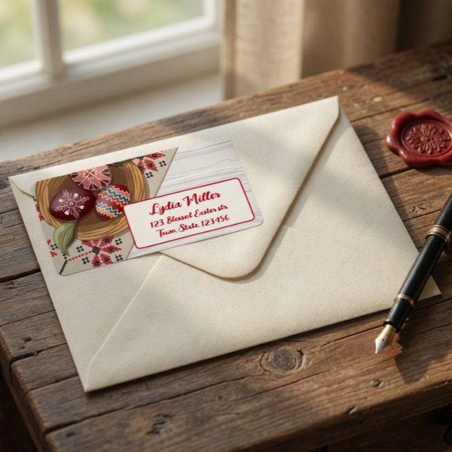 Custom Easter Eggs Return Address Label (Creator Uploaded)