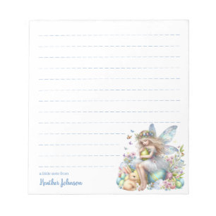 Custom Easter Fairy Notepad