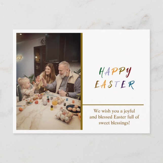 Custom Easter Greeting Card – Add Your Wishes (Front)