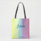 Custom Easter Tote Bag Pastel Girls Purse Cute