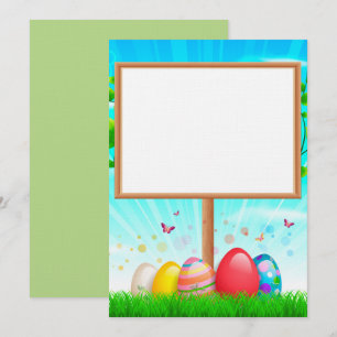 Custom Easter Wedding Invitation