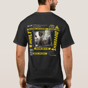 Custom Edgy Streetwear Cat Lover Unique Specimen T-Shirt