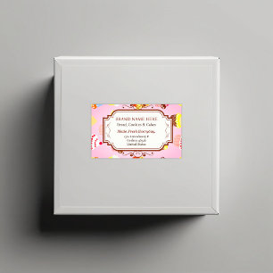 Custom Editable Bakery Label Sticker