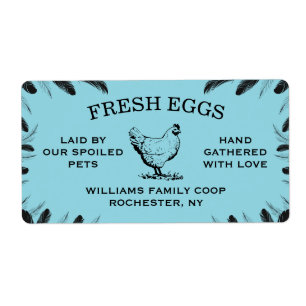 Custom Egg Carton Labels for Your Farm or Backyard