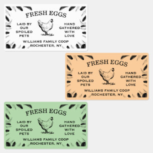 Custom Egg Carton Labels for Your Farm or Backyard