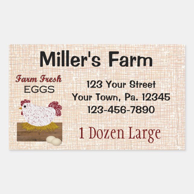 Custom Eggs Sticker (Front)