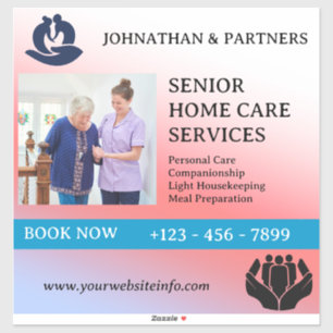 Custom Elderly Home Care Services Vinyl 