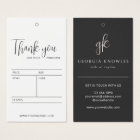Custom Elegant Business Branded Price Hang Tag