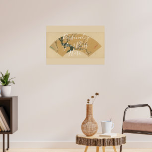CUSTOM Elegant Cherry Blossom Pattern Art Poster