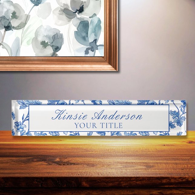 Custom Elegant Chinoiserie  Nameplate (Creator Uploaded)