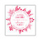 Custom Elegant Christmas Greeting Return Address