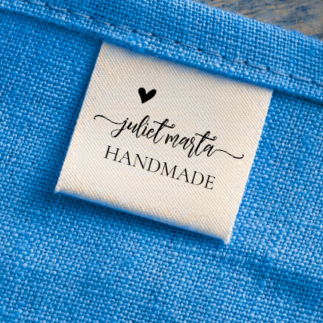 Custom elegant Clothing label for handmade item Grosgrain Ribbon (Creator Uploaded)