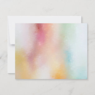 Custom Elegant Colourful Abstract Art Blank Card
