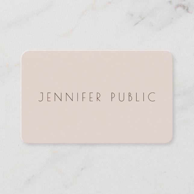 Custom Elegant Colours Professional Template Trend Business Card (Front)