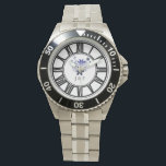 Custom elegant floral blue violet purple  watch<br><div class="desc">Elevate your wristwear with our Custom Elegant Floral Blue, Violet and Purple design Watch, a masterpiece that blends sophisticated design with personalised charm. This stunning watch design features an intricate floral pattern in rich shades of blue, violet, and purple, offering a unique and refined aesthetic that stands out effortlessly. The...</div>