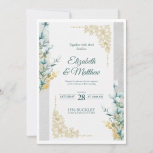 Custom Elegant Invitation Card Template