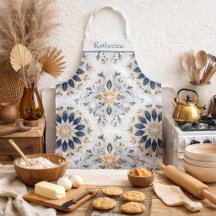 Custom Elegant Mandala Gold Navy