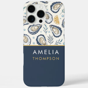 Custom Elegant Marine Oysters iPhone 16 Pro Max Case