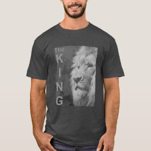 Custom Elegant Modern Pop Art Lion Head Men's T-Shirt