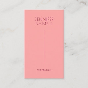 Custom Elegant Modern Signature Matte Paper Luxe Business Card