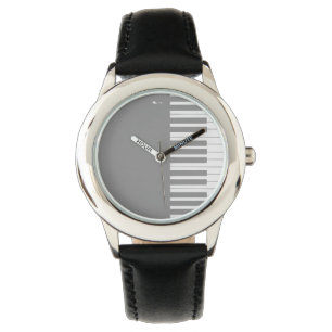 Custom elegant piano keys watch