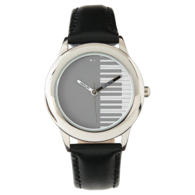 Custom elegant piano keys watch (Front)