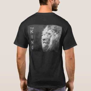 Custom Elegant Pop Art Lion Head Template Mens T-Shirt