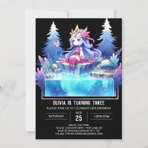 Custom Elegant Princess Birthday  Invitation