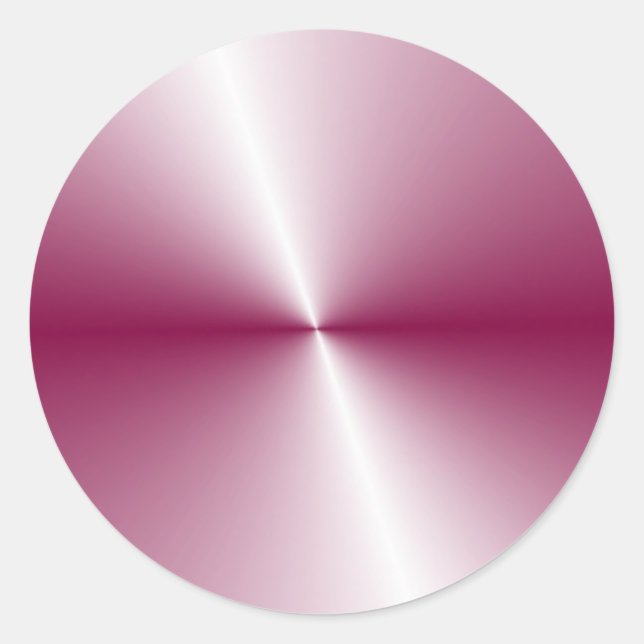 Custom Elegant Purple Pink Colour Blank Template Classic Round Sticker (Front)