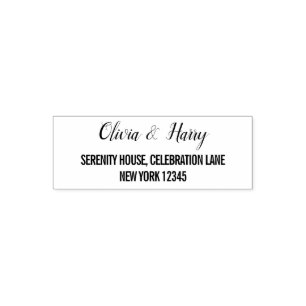 Custom Elegant Return Address Self-Inking Stamp