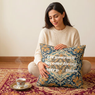Custom Elegant Tile Pattern Persian Gifts for Her Cushion