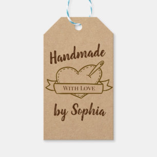 CUSTOM Elegant Vintage Cardboard Handmade Gift Tags