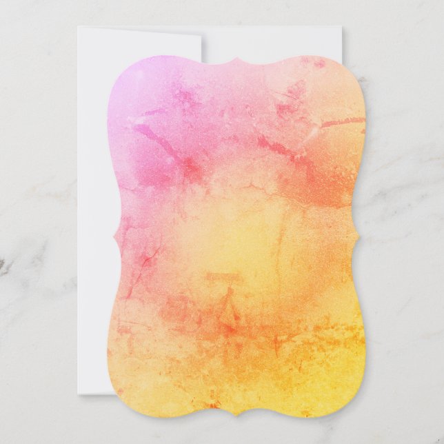 Custom Elegant Watercolor Note Card (Front)