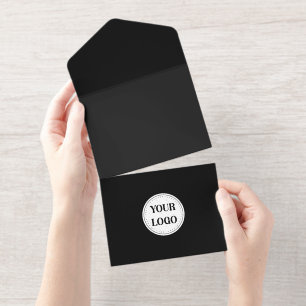 Custom, Elegant, Wedding Ceremony Keepsake Invita All In One Invitation