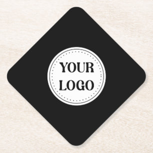 Custom, Elegant, Wedding Ceremony Keepsake Invita Paper Coaster