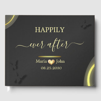 Custom Elegant Wedding Guest Book 